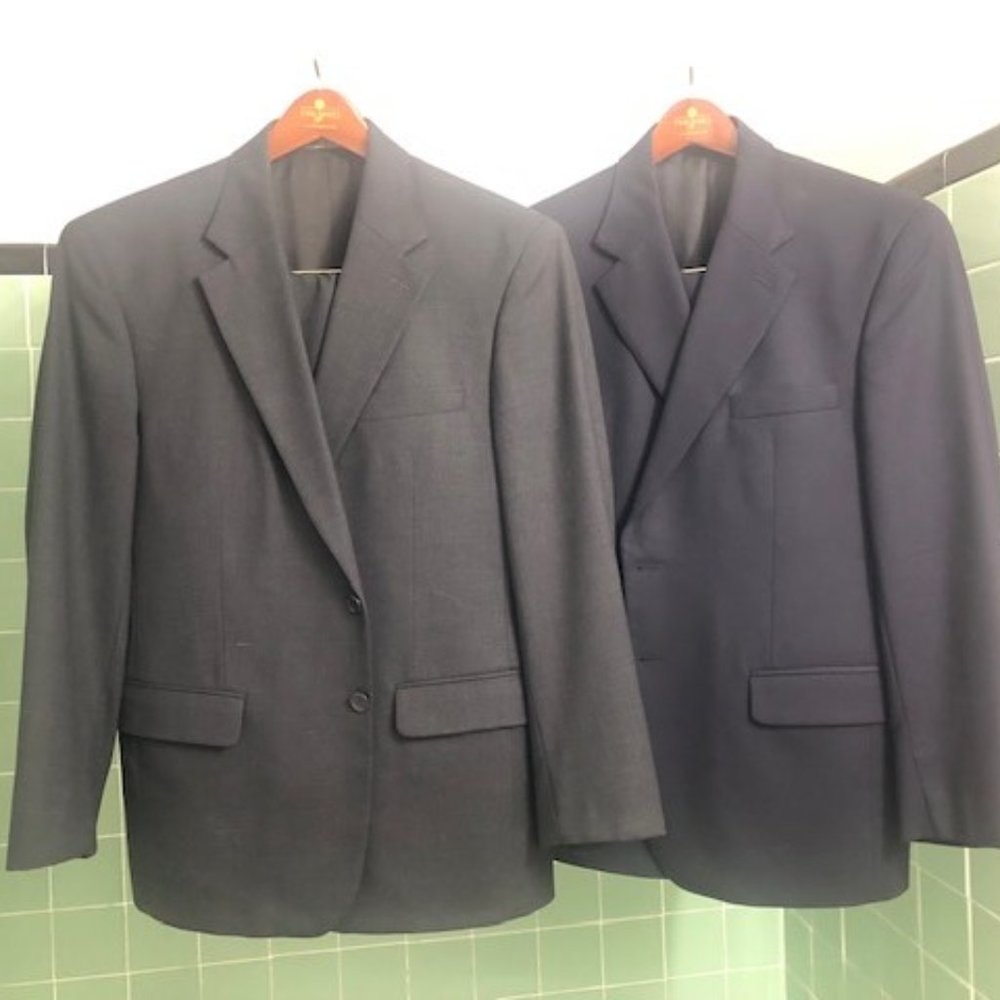 Two Corporate Image men's suits (Navy and Charcoal) 42S / 32R